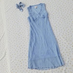 •By Choice• Vintage Elegant Baby Blue Dress
